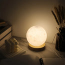 Axyaa Spherical LED Table Lamp: Warm Bedroom Nightlight for Simple Atmosphere