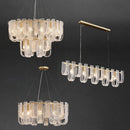 Axyaa Copper Retro French Dining Island Pendant Lights