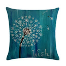Axyaa Linen Pillowcase: Soft Printed Cover for Sofa, Car, or Home Décor