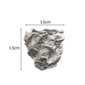 Axyaa Ceramic Rock Vase | Gold-plated Simulation Stone Design