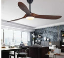 Axyaa 60-Inch Industrial Vintage Wood Ceiling Fan with Remote Control