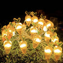 Axyaa LED Carrot Fairy Lights for Easter Home Decoration