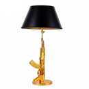 Axyaa Gun Lampshade Floor Lamps - Stylish LED Fixtures for Bedroom, Living Room, and more