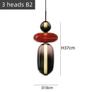 Axyaa Nordic Glass Chandelier: Stylish and Colorful Lighting for Home and Business