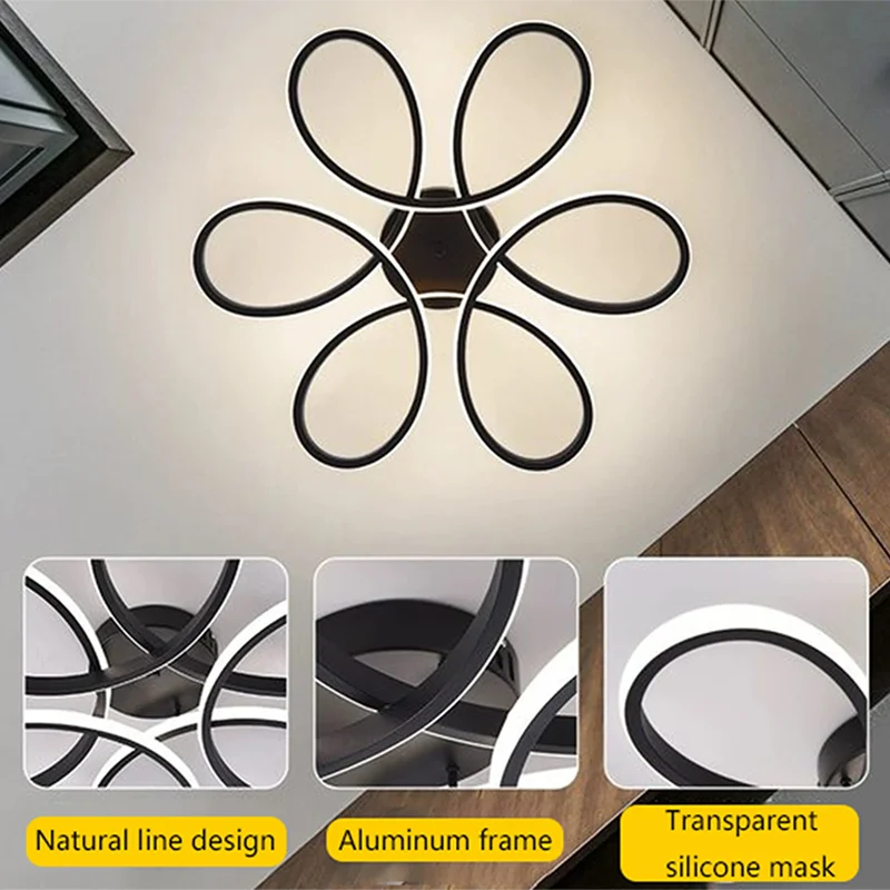 Axyaa Ceiling LED Lights | Modern Living Room Bedroom Lighting Fixtures