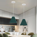 Axya Nordic Aluminum Pendant Lights, Modern Wood Hanging Lamps