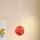Axyaa Tomato Stained Glass Chandelier Night Light for Bedroom Decor