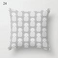 Axyaa Grey Family Pillowcase Square Cushion Cover for Home Office