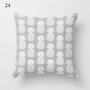 Axyaa Grey Family Pillowcase Square Cushion Cover for Home Office