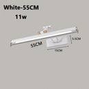 Axyaa Modern Metal Wall Lamp with Foldable Mirror Sconce Light for Bedroom