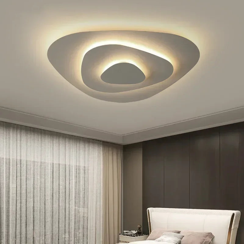 Axya LED Ceiling Chandelier: Modern Light Fixture for Home Decor.