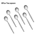 Axyaa Stainless Steel Cutlery Set - Elegant, Mirror Finish, Dishwasher Safe