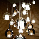 Axyaa Nordic Glass Pendant Lights for Luxurious Chandeliers in Bedroom and Kitchen