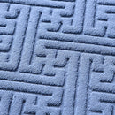 Axyaa Hotel Cotton Bath Mats in White, Red, Blue - High Quality, Thicken Design