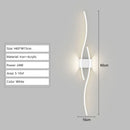 Axyaa LED Wall Lights in Black Gold White for Bedroom Corridor Balcony
