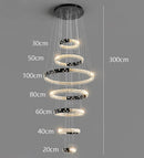 Axyaa Exquisite Hall and Staircase Chandelier - Indoor Ceiling Lights
