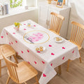 Axyaa Light Luxury Rectangular Tablecloth with Oil-Proof and Anti-Scalding Features
