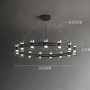 Axyaa LED Pendant Chandelier for Stylish Indoor Room Decor