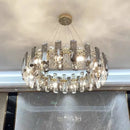 Luxury Crystal LED Chandelier for Elegant Room Decor by Axyaa