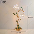 Axyaa Lily of the Valley Flower Lamp - Tricolored E14 Bulb, Pastoral Style Lighting