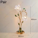Axyaa Lily of the Valley Flower Lamp - Tricolored E14 Bulb, Pastoral Style Lighting