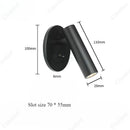 Axyaa LED Reading Wall Lamp with Adjustable Angle for Advanced Bedroom Lighting
