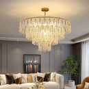 Axyaa Modern Retro Glass Luxury Chandelier for Living Room and Bedroom