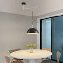 Axyaa Adjustable Swing Arm Pendant Light Chandelier for Dining Room