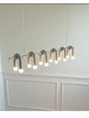 Axyaa Modern Nordic Cream Chandelier Pendant Light for Home Decor