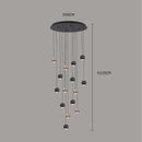 AXYAA LED Pendant Light Chandeliers for Living Room Staircase Modern Home Decor Indoor Lighting