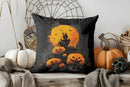 Axyaa Halloween Glow Jack-O'-Lanterns Pillow Cover: Sofa, Bedroom, Car Décor