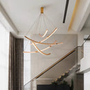 Axyaa Stair Chandelier - Modern Home Pendant Lights for Living Room