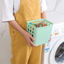 Wall-Mounted Laundry Basket Organizer by Axyaa: Small Dirty Clothes Storage Container