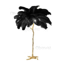 Axyaa Nordic Feather Floor Lamp - Elegant Ostrich Design for Luxury Home Decor