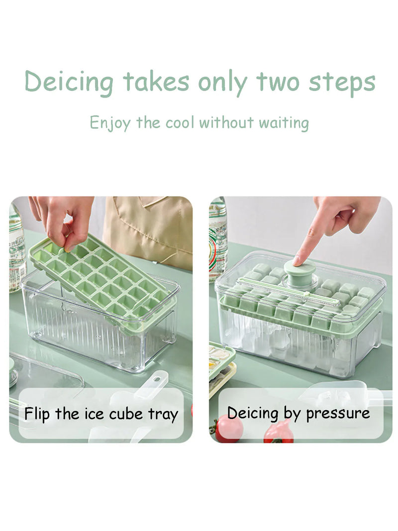 Axyaa Easy-Release High-Color Ice Box - Food-Grade Storage Mold