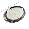 Axyaa Stone Pattern Ceramic Sushi Bowl Set for Restaurant Dining