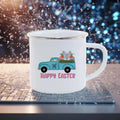 Easter Rabbit Car Enamel Mug Set by Axyaa