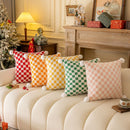 Axyaa Christmas Plaid Jacquard Pillow Cover - 45x45cm