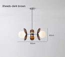 Axyaa Medieval Glass Chandelier - Suspension Pendant Lamp for Dining Table