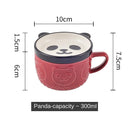 Axyaa Cute Animals Cartoon Ceramic Embossed Coffee Mug for Kids Birthday Gift