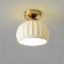 Axya Modern Nordic White Glass Ceiling Chandelier LED Light
