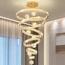 Axyaa Exquisite Hall Staircase Chandelier Indoor Ceiling Lights