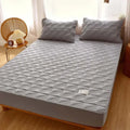 Axyaa Soy Fibre Quilted Mattress Cover in 100% Cotton for Customized Bedding