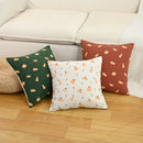 Embroidered Pumpkin Halloween Pillowcase Cojines by Axyaa