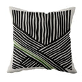 Axyaa Striped Daisy Abstract Art Pillowcase - Home Decor Square Cushion Cover