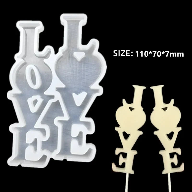 Axyaa Silicone Lollipop Molds Cake Decorating Chocolate Baking Mould