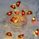 Axyaa Tropical Fruit String Lights for Summer Outdoor Party Decor