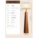 Axyaa Curved Pleated Floor Lamp - French Style Bedroom Living Room Decor