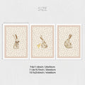 Axyaa Beige Bohemian Rabbit & Duck Wall Art Print Set - Forest Animal Room Decor