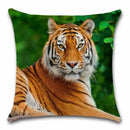 Axyaa Tiger Lion Printed Cushion Cover 45X45CM